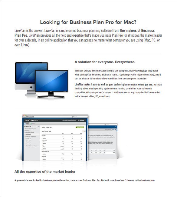 best business plan software for mac free